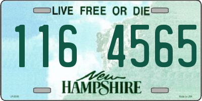NH license plate 1164565