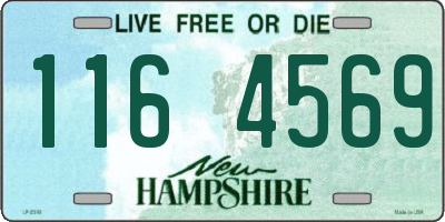 NH license plate 1164569