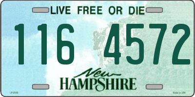 NH license plate 1164572