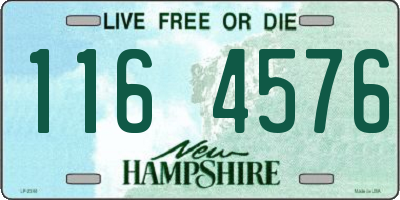 NH license plate 1164576