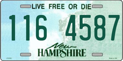 NH license plate 1164587