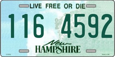 NH license plate 1164592