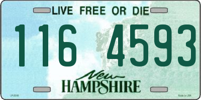 NH license plate 1164593