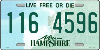 NH license plate 1164596