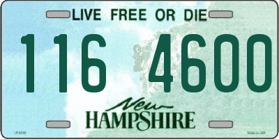 NH license plate 1164600