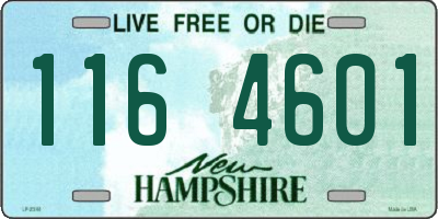 NH license plate 1164601