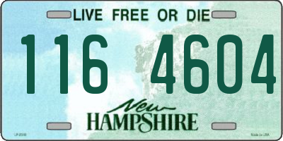 NH license plate 1164604