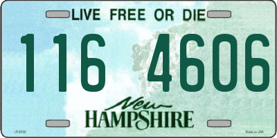 NH license plate 1164606