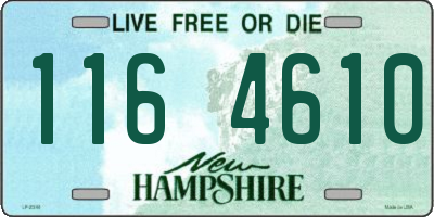 NH license plate 1164610
