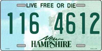 NH license plate 1164612