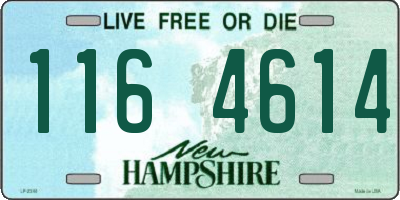 NH license plate 1164614