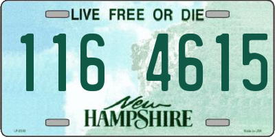 NH license plate 1164615