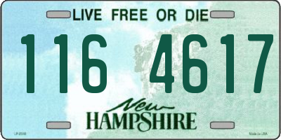 NH license plate 1164617