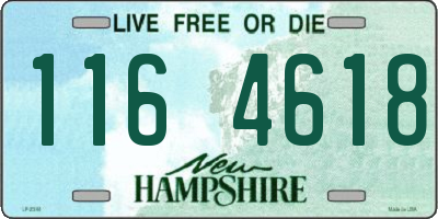 NH license plate 1164618