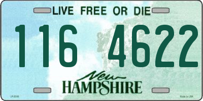 NH license plate 1164622