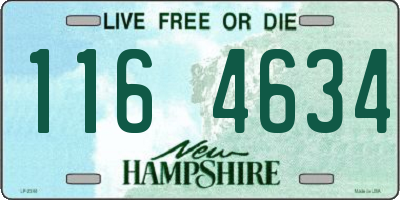 NH license plate 1164634