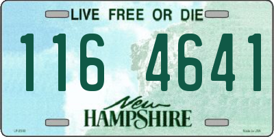 NH license plate 1164641