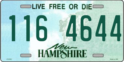 NH license plate 1164644