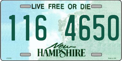 NH license plate 1164650