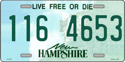 NH license plate 1164653