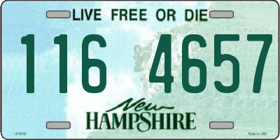 NH license plate 1164657