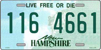 NH license plate 1164661