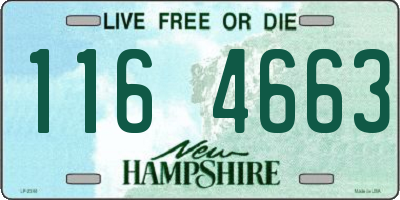 NH license plate 1164663