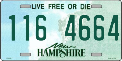 NH license plate 1164664
