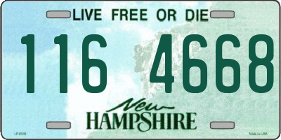 NH license plate 1164668