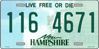 NH license plate 1164671