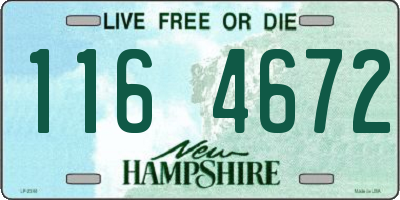 NH license plate 1164672