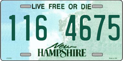 NH license plate 1164675