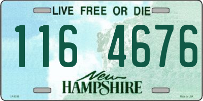 NH license plate 1164676