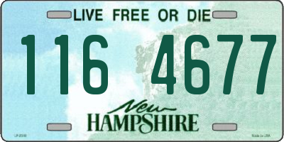 NH license plate 1164677