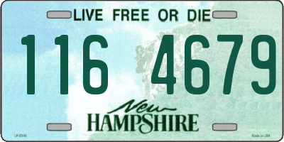 NH license plate 1164679