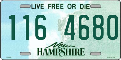 NH license plate 1164680