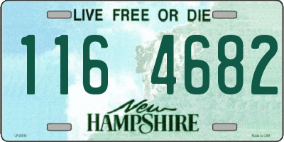 NH license plate 1164682