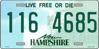 NH license plate 1164685