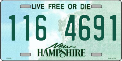 NH license plate 1164691