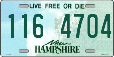 NH license plate 1164704