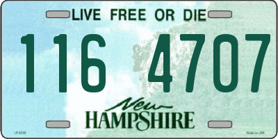 NH license plate 1164707