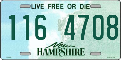 NH license plate 1164708