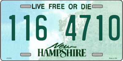 NH license plate 1164710