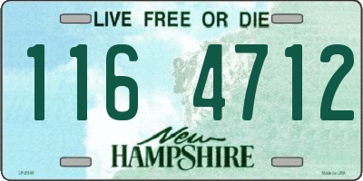 NH license plate 1164712