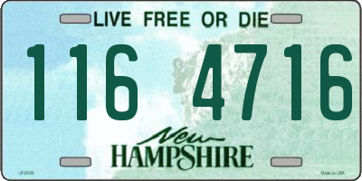 NH license plate 1164716