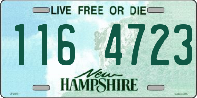 NH license plate 1164723