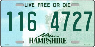 NH license plate 1164727