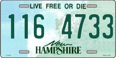 NH license plate 1164733