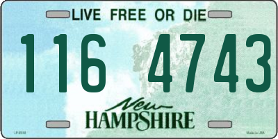 NH license plate 1164743