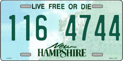 NH license plate 1164744